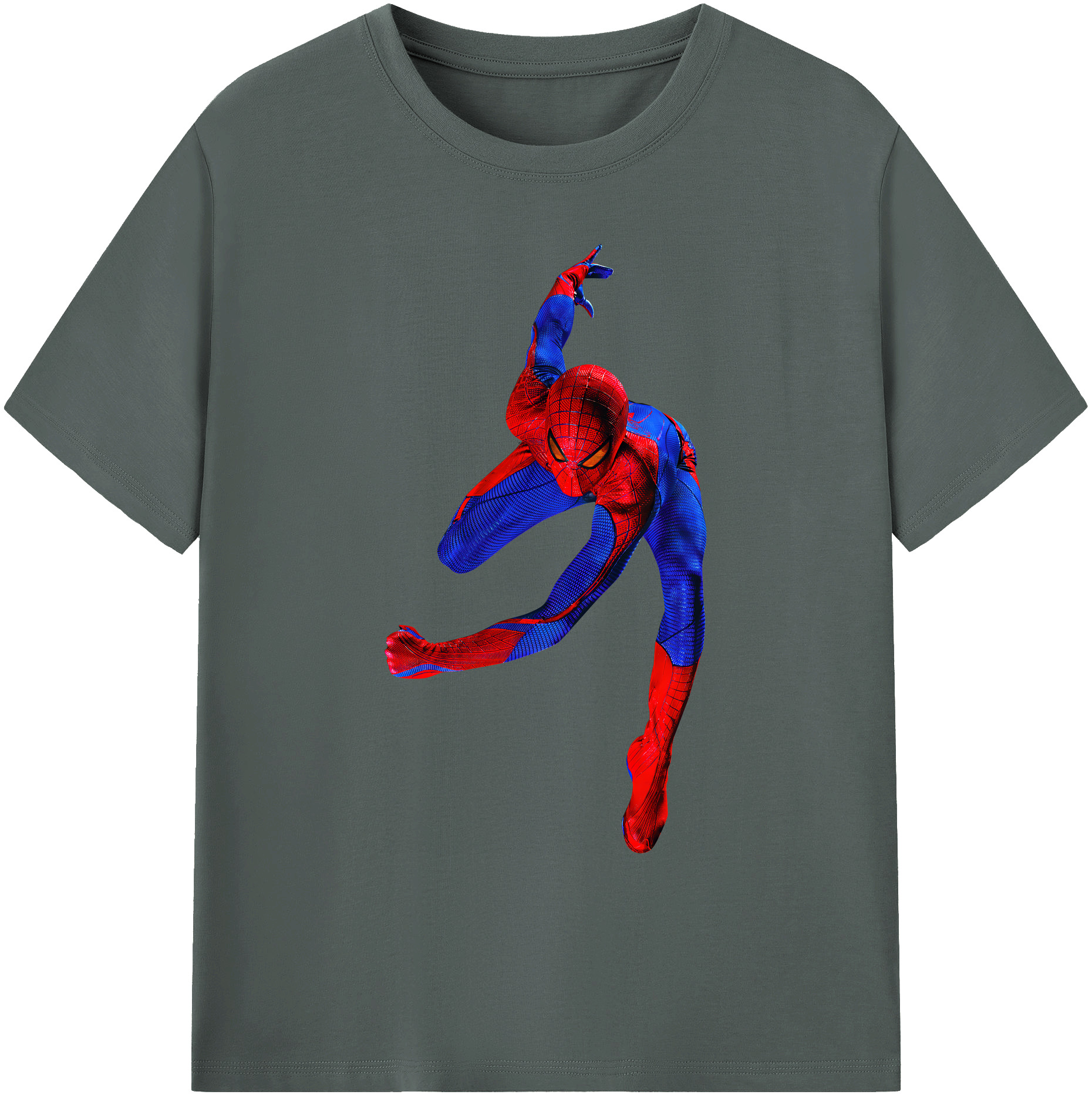 （画像用） Spider Man スパイダーマン 綿100％ メンズ半袖Tシャツ｜肌触りやわらか＆通気性